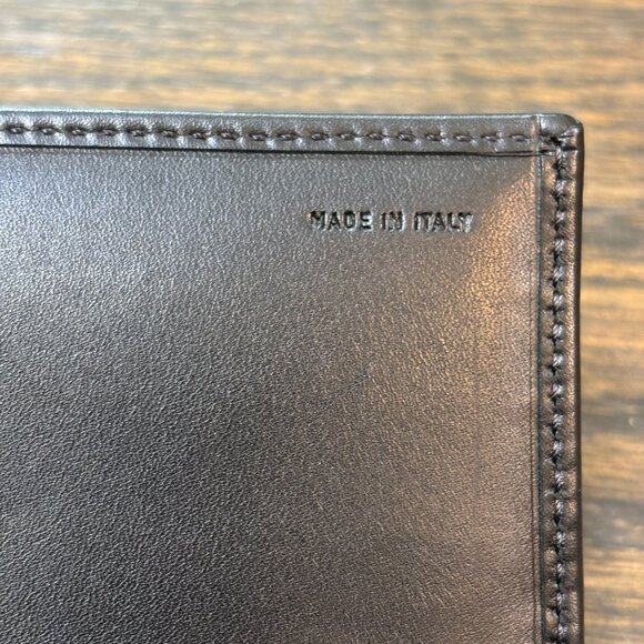 Fendi Zucchino Canvas & Leather Black Wallet with Box & Dust Cover - Picture 5 of 9